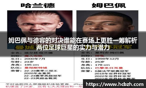 姆巴佩与德容的对决谁能在赛场上更胜一筹解析两位足球巨星的实力与潜力